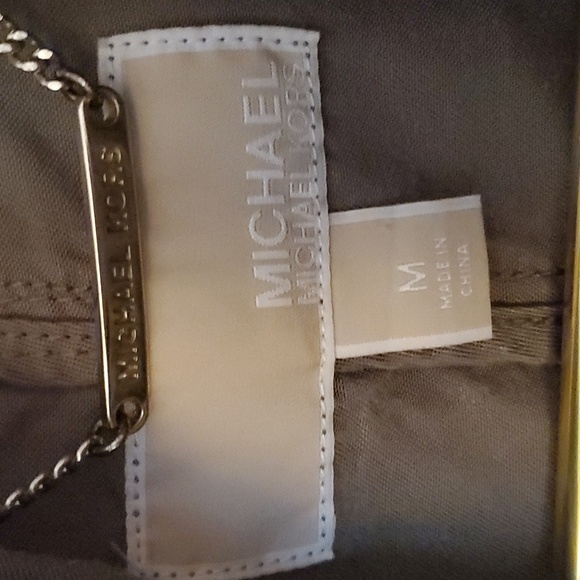 Michael Kors Womens Anorak Utility Zipper & Snap Jacket with Gold Hardware - Picture 7 of 7